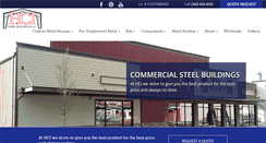 Desktop Screenshot of hcisteelbuildings.com